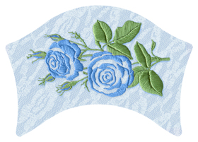 Satin Roses Blue